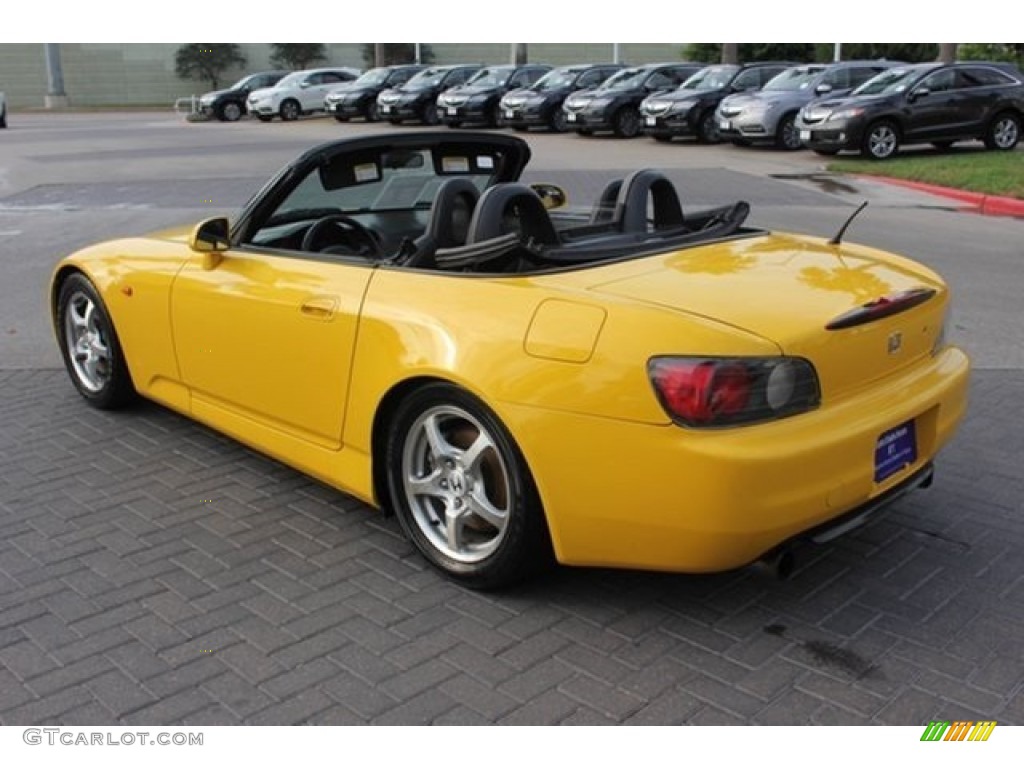 2001 S2000 Roadster - Spa Yellow / Black photo #22