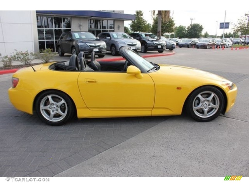 Spa Yellow 2001 Honda S2000 Roadster Exterior Photo #106575941