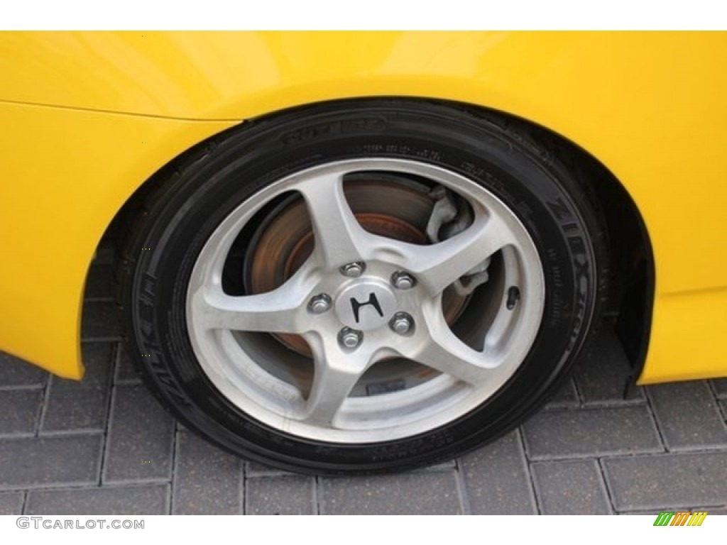 2001 S2000 Roadster - Spa Yellow / Black photo #36