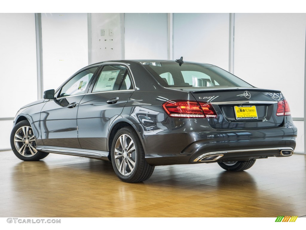 2016 E 250 Bluetec Sedan - Steel Grey Metallic / Black photo #3