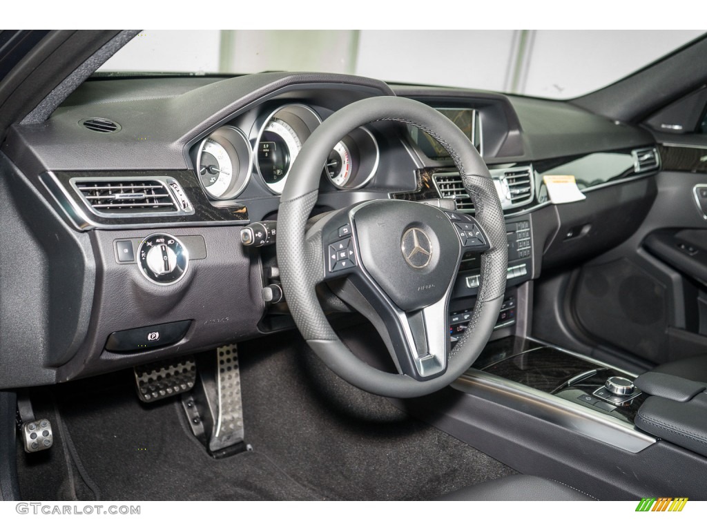 2016 E 250 Bluetec Sedan - Steel Grey Metallic / Black photo #6