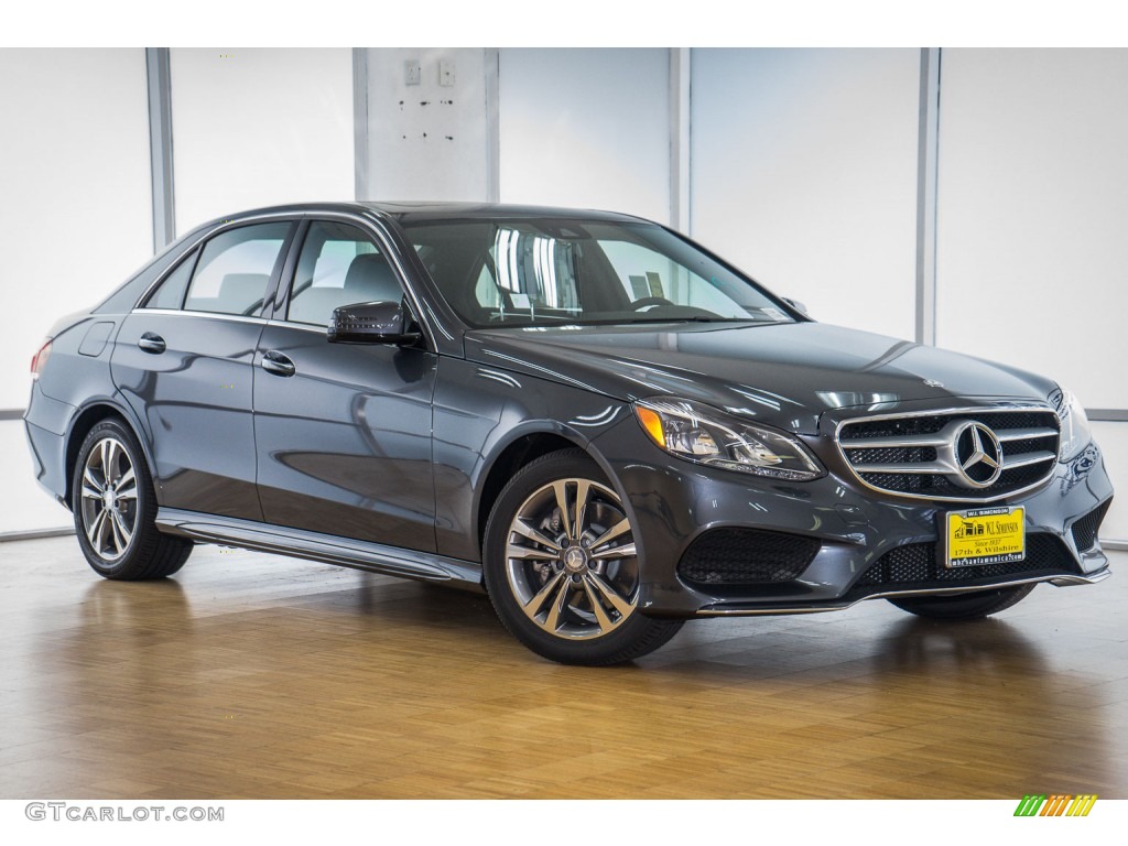 2016 E 250 Bluetec Sedan - Steel Grey Metallic / Black photo #12