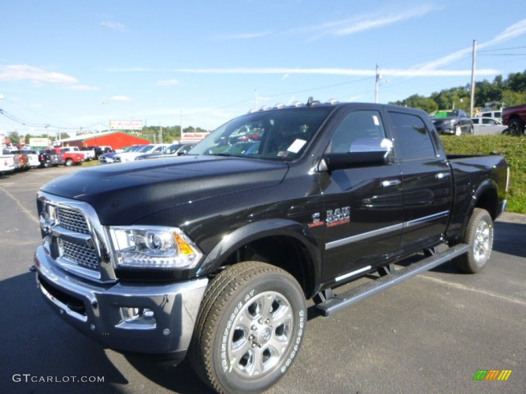 Black 2016 Ram 2500 Laramie Crew Cab 4x4 Exterior Photo #106576772
