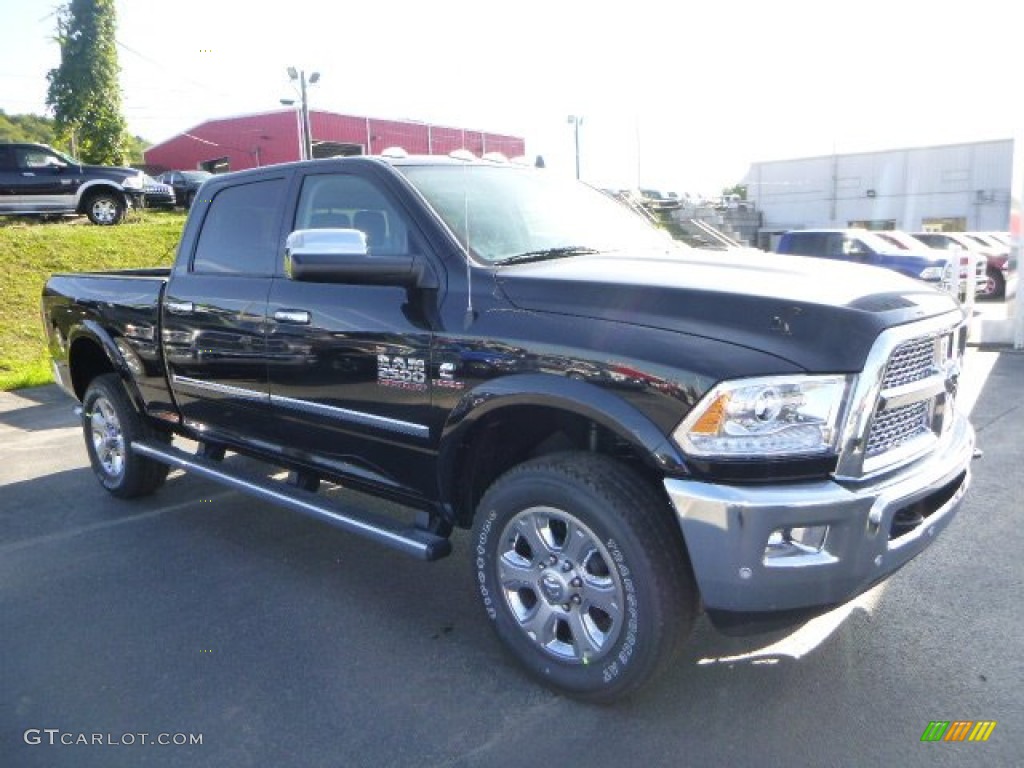 Black 2016 Ram 2500 Laramie Crew Cab 4x4 Exterior Photo #106577141