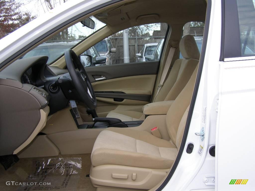 2009 Accord LX-P Sedan - Taffeta White / Ivory photo #9