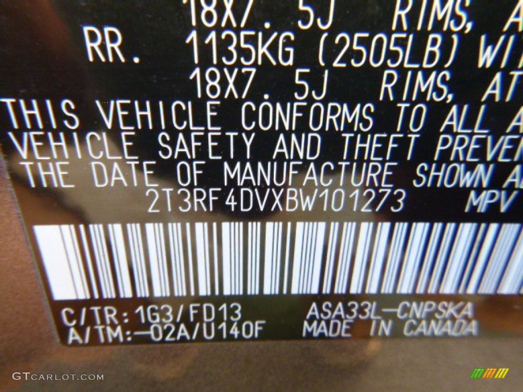 2011 RAV4 Sport 4WD - Magnetic Gray Metallic / Dark Charcoal photo #2