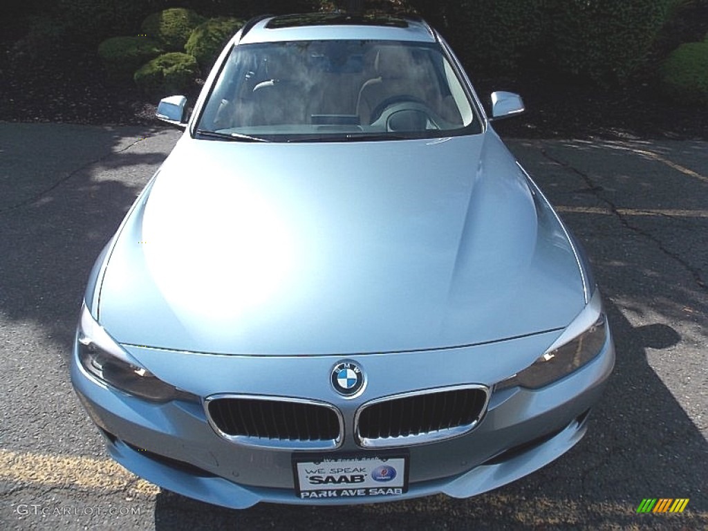 2014 3 Series 328i xDrive Sports Wagon - Liquid Blue Metallic / Venetian Beige photo #9