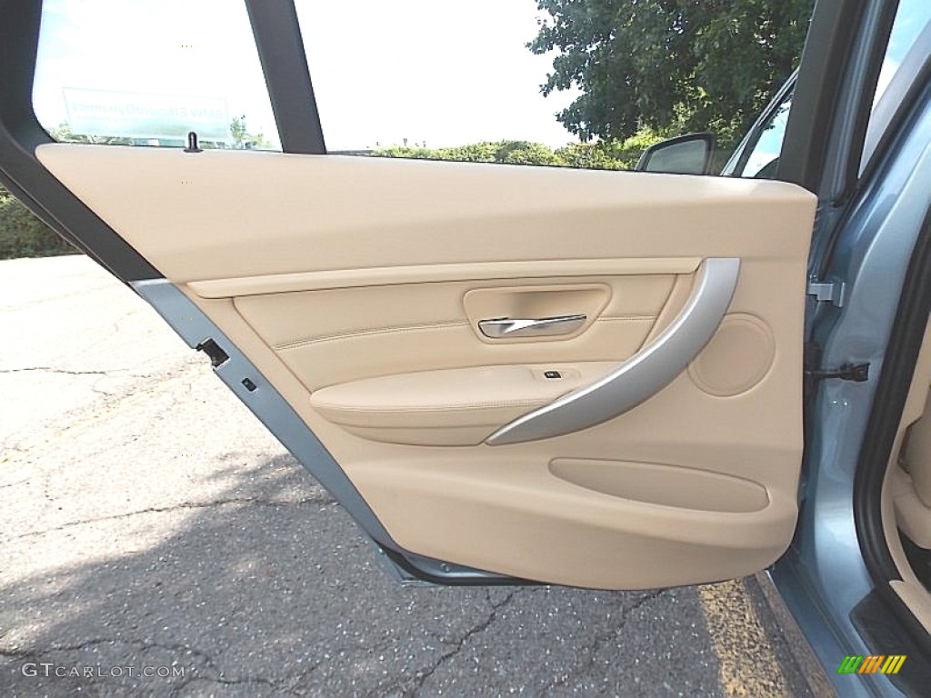 2014 BMW 3 Series 328i xDrive Sports Wagon Venetian Beige Door Panel Photo #106582442