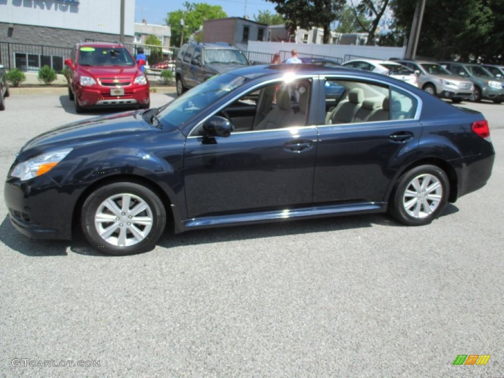 2012 Legacy 2.5i Premium - Crystal Black Silica / Warm Ivory photo #2