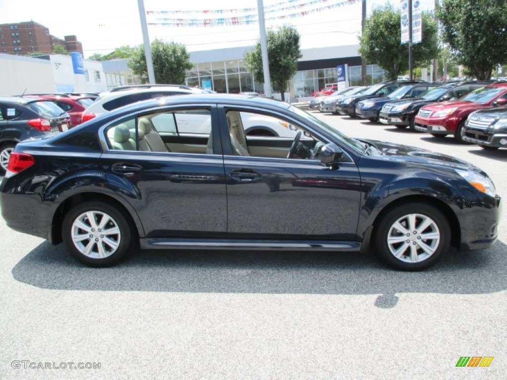 2012 Legacy 2.5i Premium - Crystal Black Silica / Warm Ivory photo #3