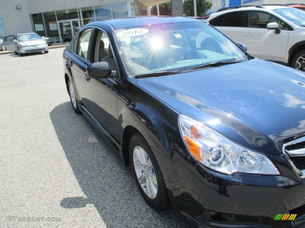2012 Legacy 2.5i Premium - Crystal Black Silica / Warm Ivory photo #6