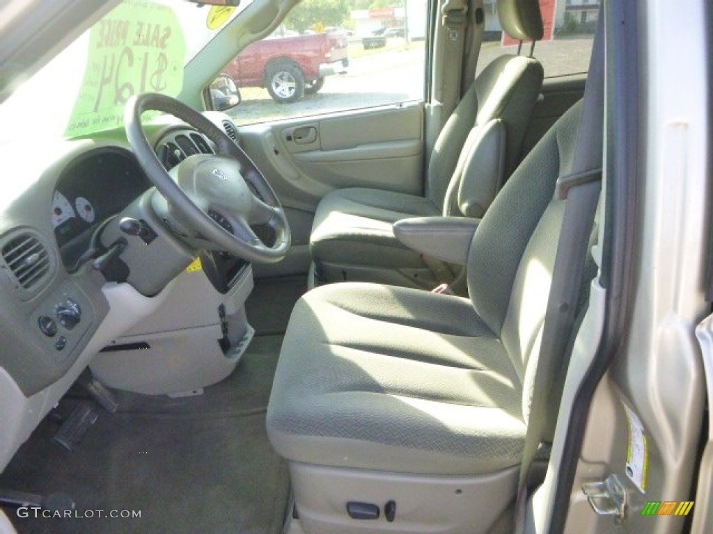 2005 Grand Caravan SXT - Linen Gold Metallic / Dark Khaki/Light Graystone photo #10