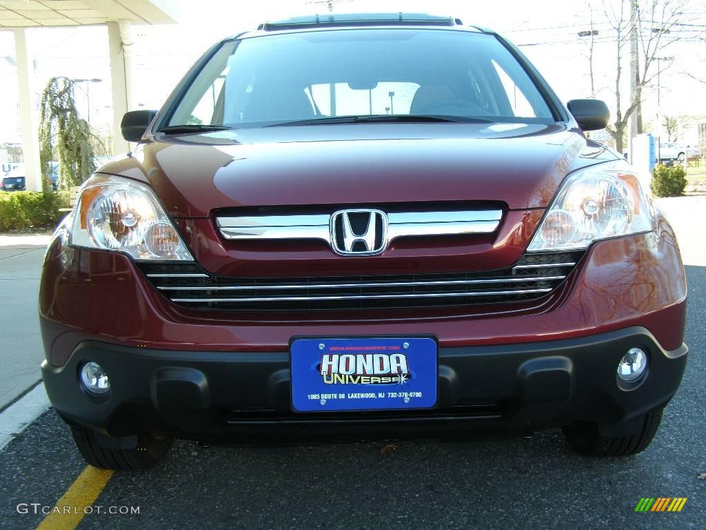2009 CR-V EX 4WD - Tango Red Pearl / Gray photo #2
