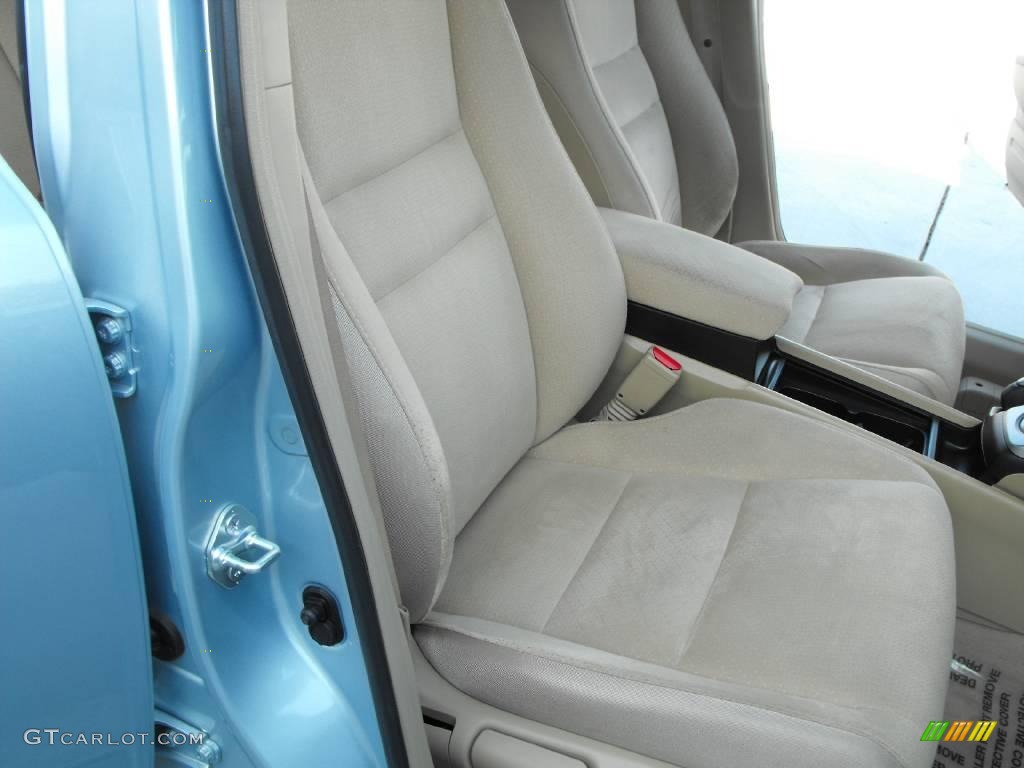 2007 Civic Hybrid Sedan - Opal Silver Blue Metallic / Ivory photo #37