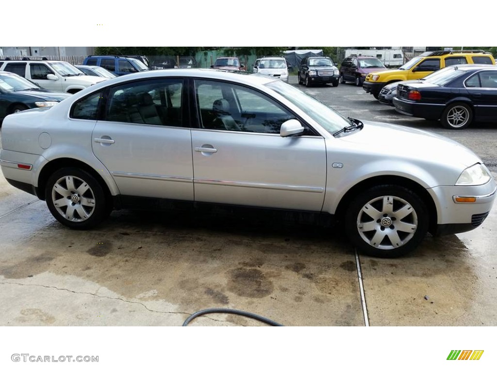 2003 Passat GLX Sedan - Reflex Silver Metallic / Black photo #6