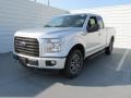 2015 Ingot Silver Metallic Ford F150 XLT SuperCab 4x4  photo #7