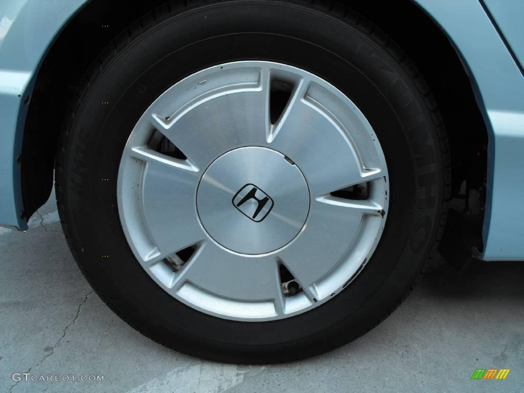 2007 Civic Hybrid Sedan - Opal Silver Blue Metallic / Ivory photo #46