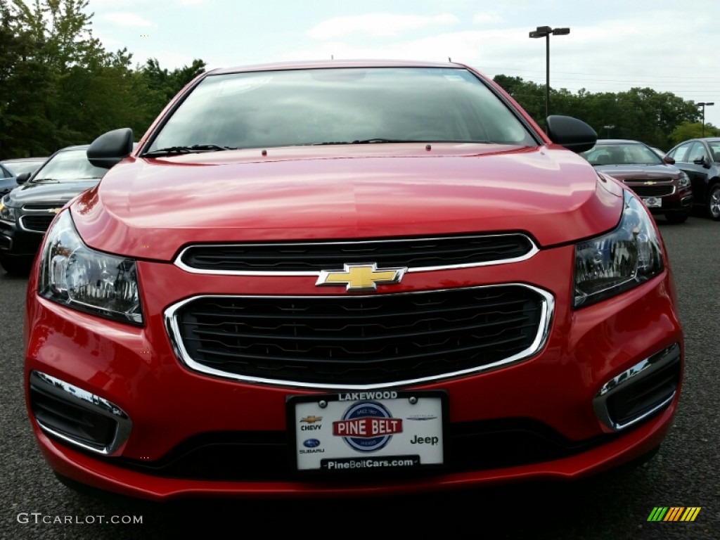 2016 Cruze Limited LS - Red Hot / Jet Black/Medium Titanium photo #2