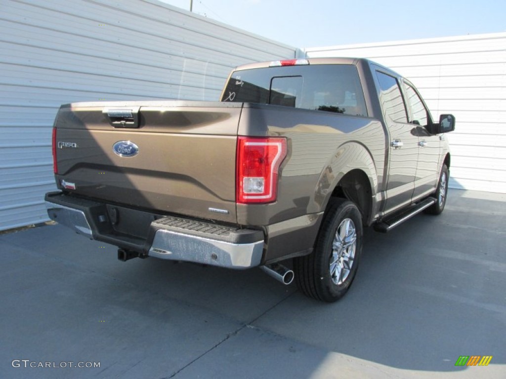 2015 F150 XLT SuperCrew - Caribou Metallic / Medium Earth Gray photo #4