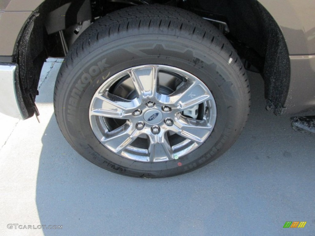 2015 F150 XLT SuperCrew - Caribou Metallic / Medium Earth Gray photo #11