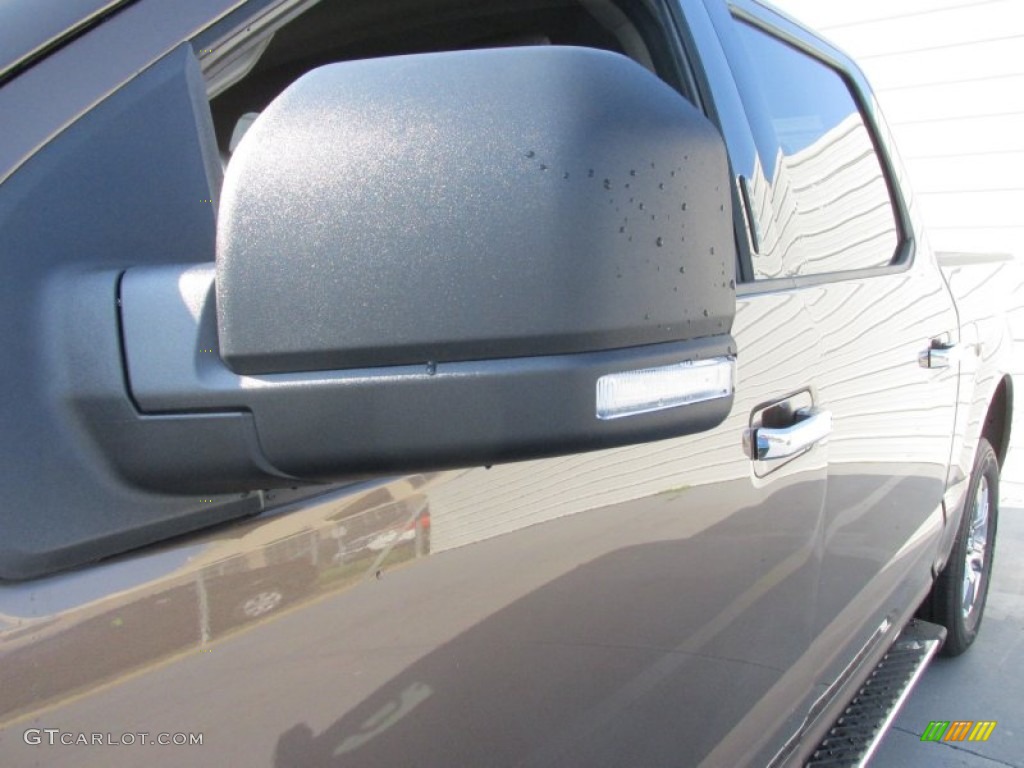 2015 F150 XLT SuperCrew - Caribou Metallic / Medium Earth Gray photo #13
