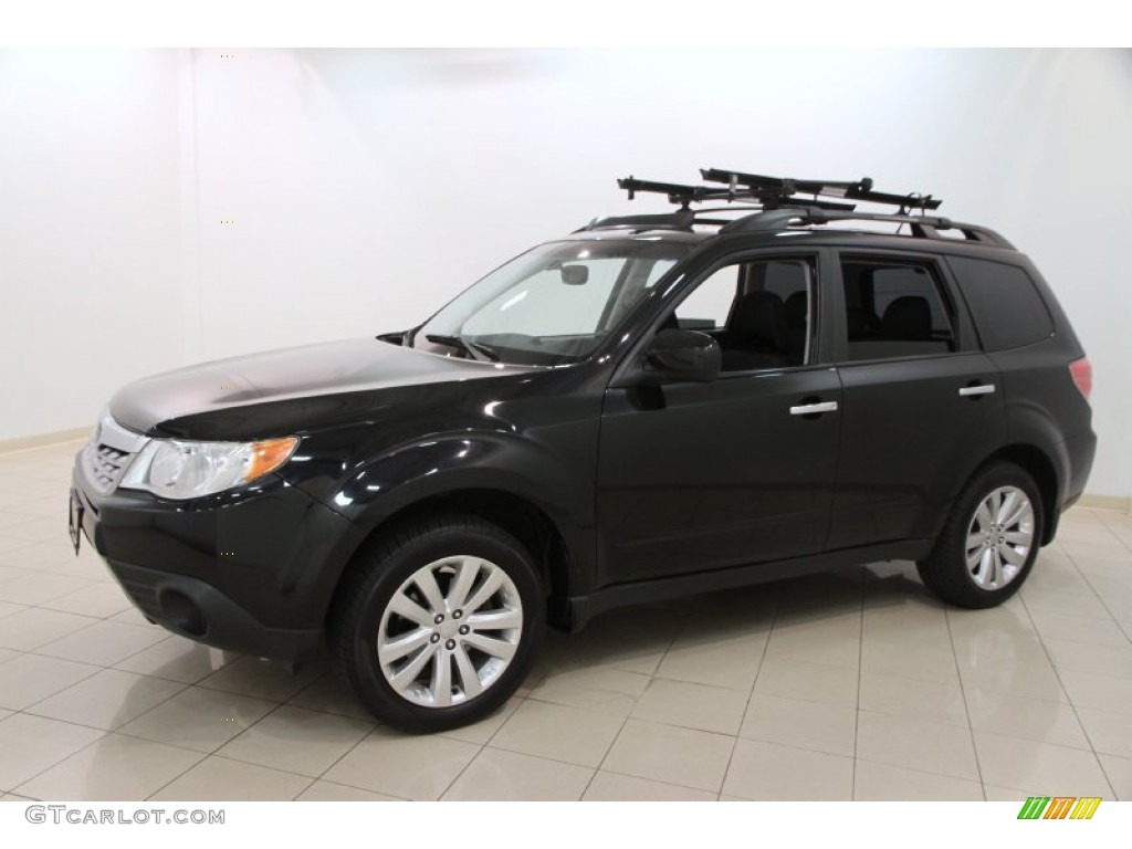 Obsidian Black Pearl 2011 Subaru Forester 2.5 X Premium Exterior Photo #106594030