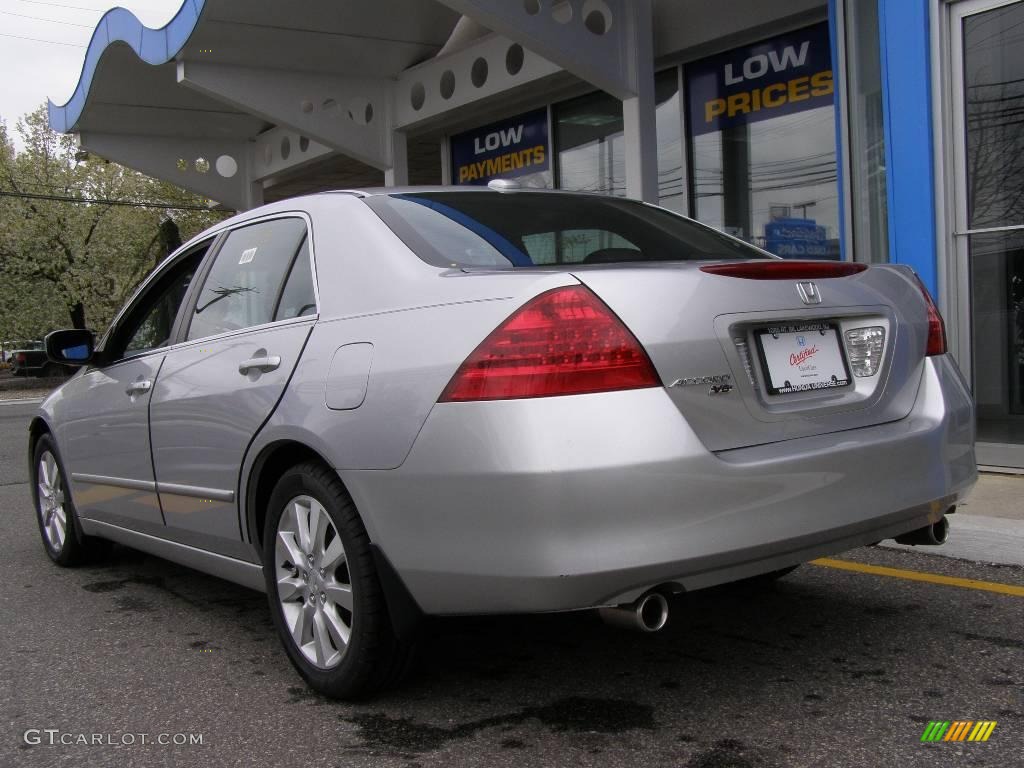 2006 Accord EX-L V6 Sedan - Alabaster Silver Metallic / Black photo #4