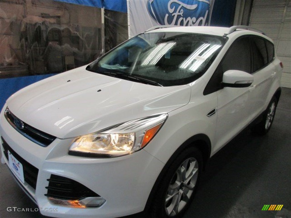 2016 Escape Titanium - White Platinum Metallic / Medium Light Stone photo #3