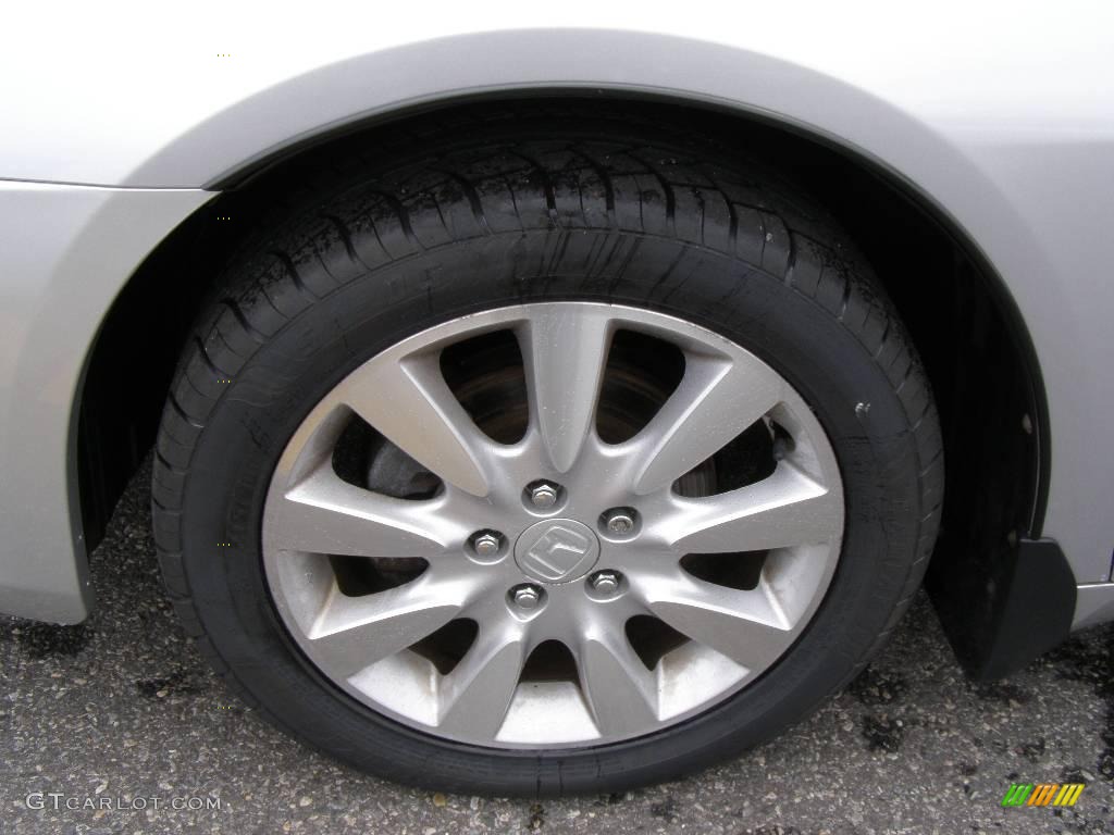 2006 Accord EX-L V6 Sedan - Alabaster Silver Metallic / Black photo #13