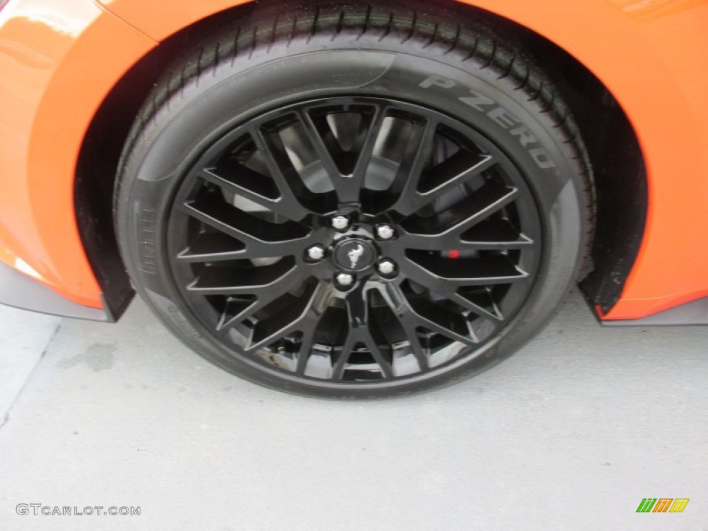2015 Mustang GT Premium Coupe - Competition Orange / Ebony photo #11