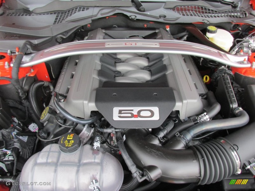 2015 Ford Mustang GT Premium Coupe Engine Photos