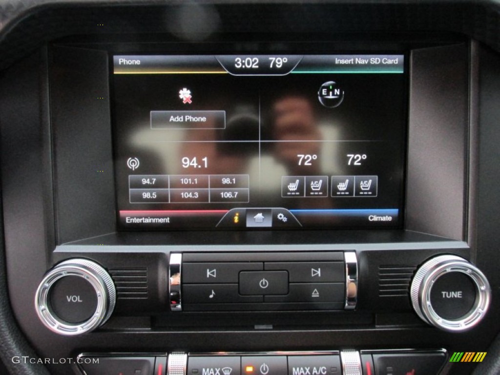 2015 Ford Mustang GT Premium Coupe Controls Photo #106597238