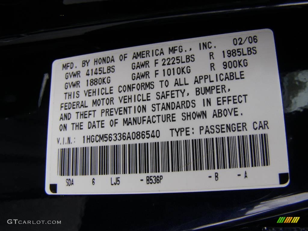 2006 Accord SE Sedan - Royal Blue Pearl / Gray photo #14