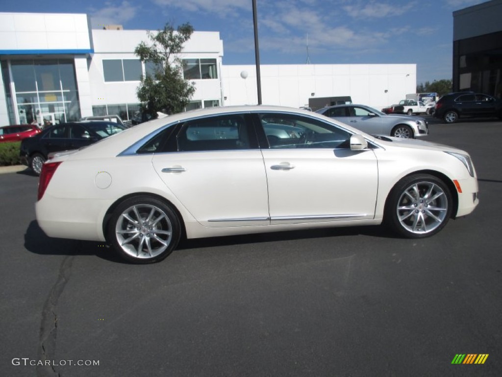White Diamond Tricoat 2014 Cadillac XTS Vsport Premium AWD Exterior Photo #106602542