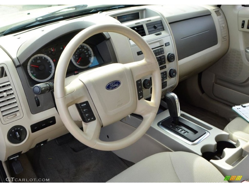 2008 Escape Hybrid 4WD - Kiwi Green Metallic / Stone photo #9