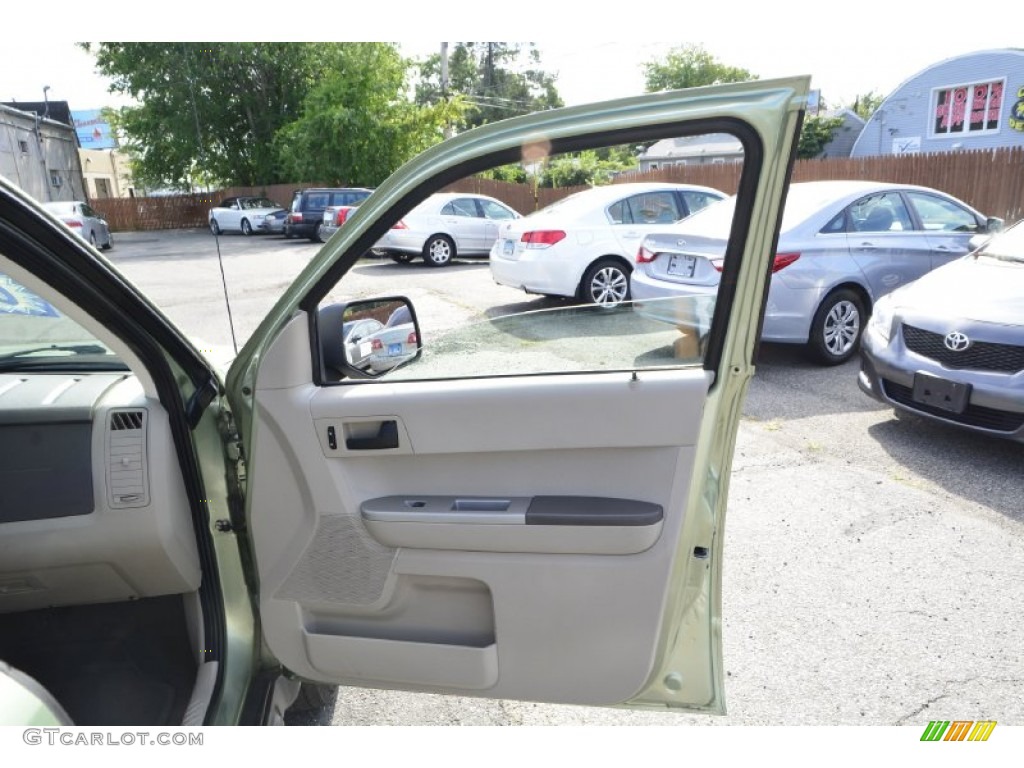 2008 Escape Hybrid 4WD - Kiwi Green Metallic / Stone photo #18