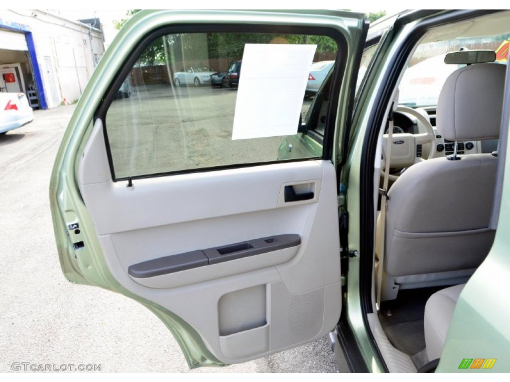 2008 Escape Hybrid 4WD - Kiwi Green Metallic / Stone photo #20
