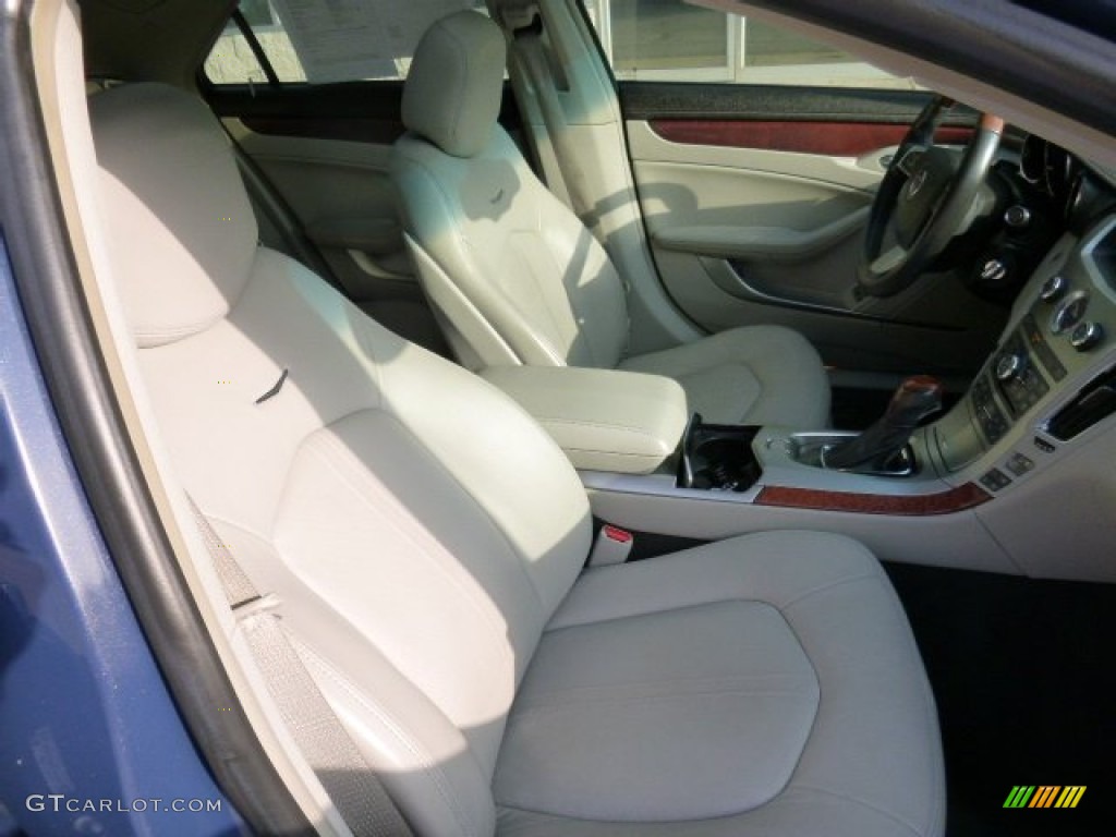 2009 CTS 4 AWD Sedan - Blue Diamond Tri-Coat / Cashmere/Cocoa photo #10