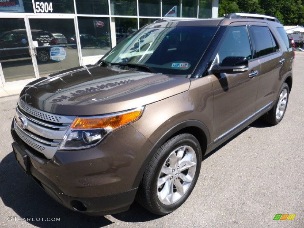 2015 Explorer XLT 4WD - Caribou / Charcoal Black photo #9