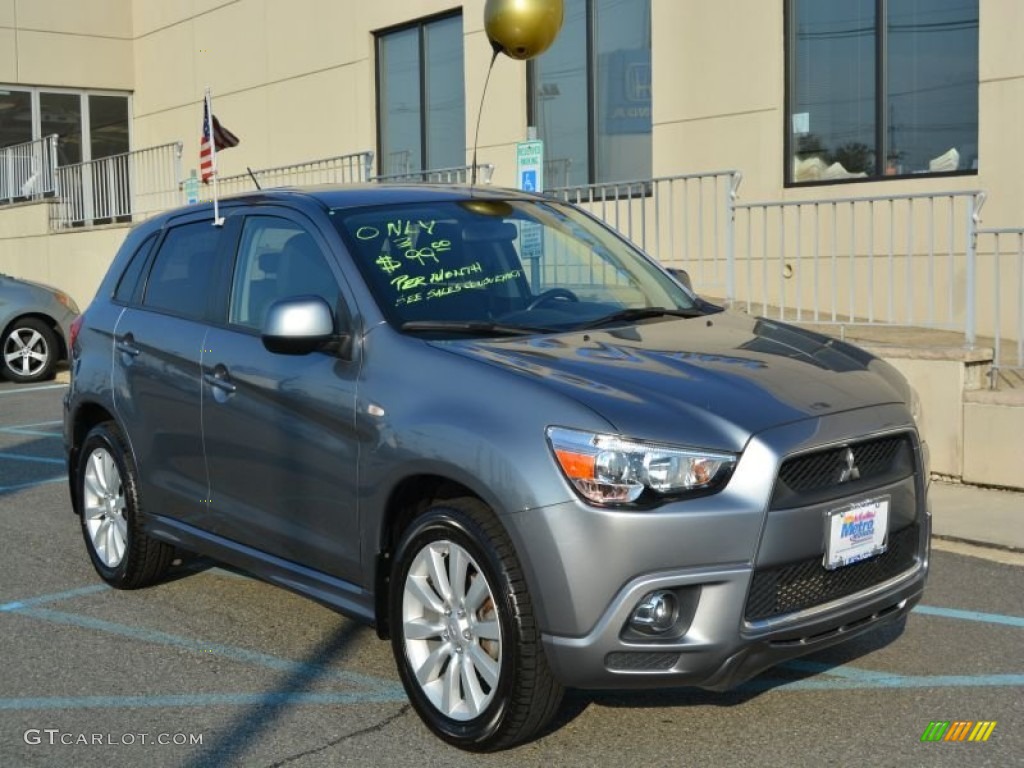 2011 Outlander Sport SE 4WD - Cool Silver Metallic / Black photo #1