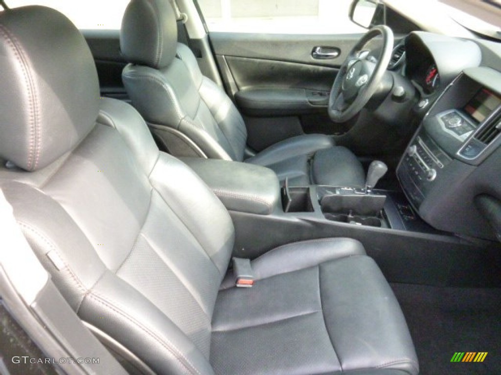 2012 Maxima 3.5 S - Crimson Black / Charcoal photo #10