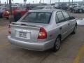 2001 Silver Mist Hyundai Accent GL Sedan  photo #2