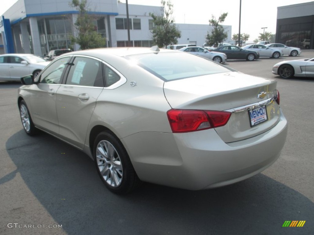 2014 Impala LS - Champagne Silver Metallic / Jet Black/Dark Titanium photo #4