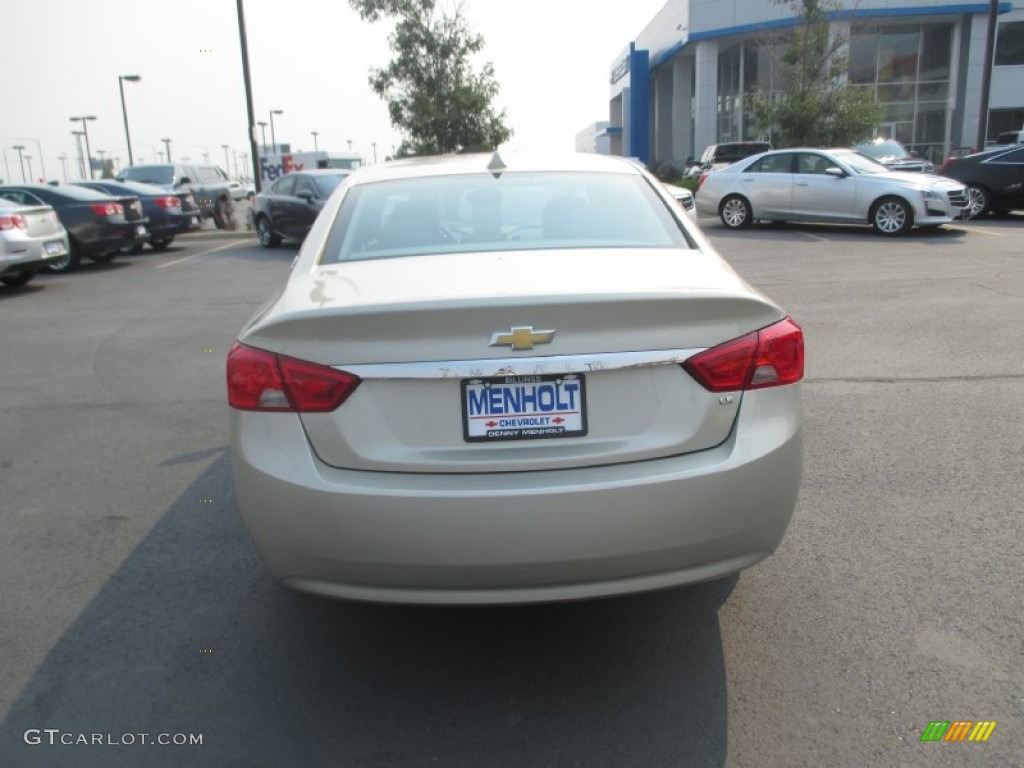 2014 Impala LS - Champagne Silver Metallic / Jet Black/Dark Titanium photo #5