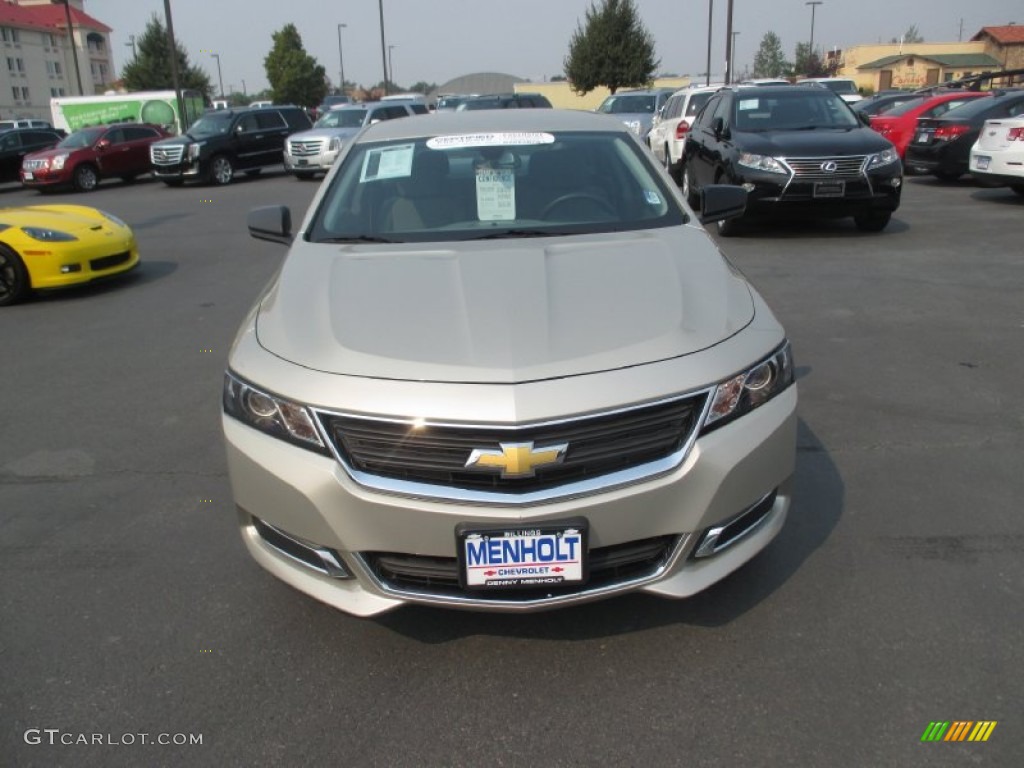 2014 Impala LS - Champagne Silver Metallic / Jet Black/Dark Titanium photo #8
