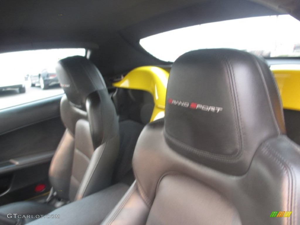 2013 Corvette Grand Sport Convertible - Velocity Yellow Tintcoat / Ebony photo #9