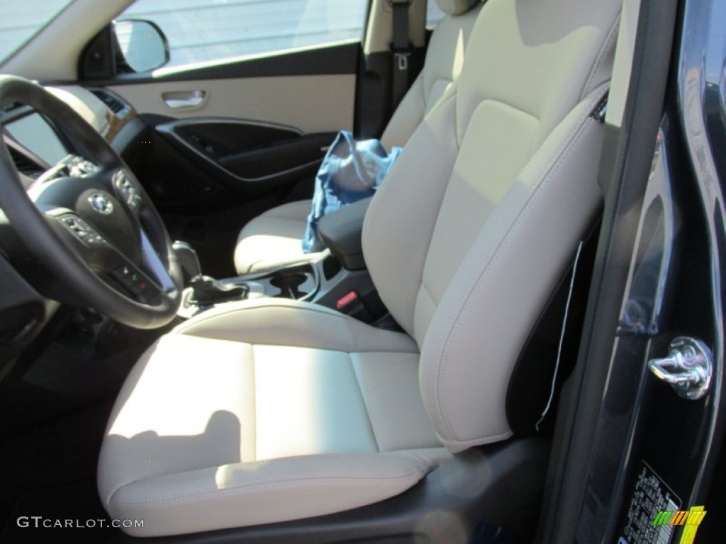 Beige Interior 2016 Hyundai Santa Fe Limited AWD Photo #106611014