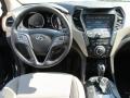 Beige 2016 Hyundai Santa Fe Limited AWD Dashboard