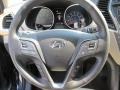 Beige 2016 Hyundai Santa Fe Limited AWD Steering Wheel