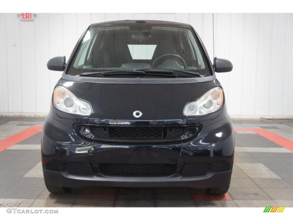 2009 fortwo passion cabriolet - Deep Black / Design Beige photo #4